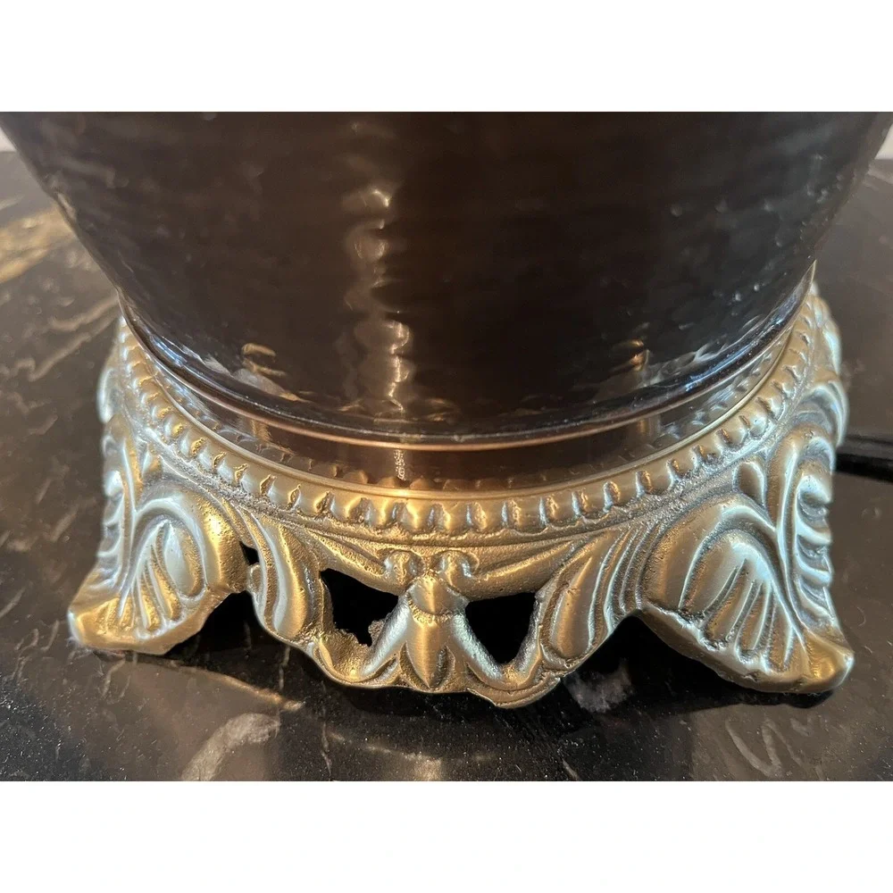 Stunning Vintage Wildwood Urn Large Metal Table Lamp 35.5